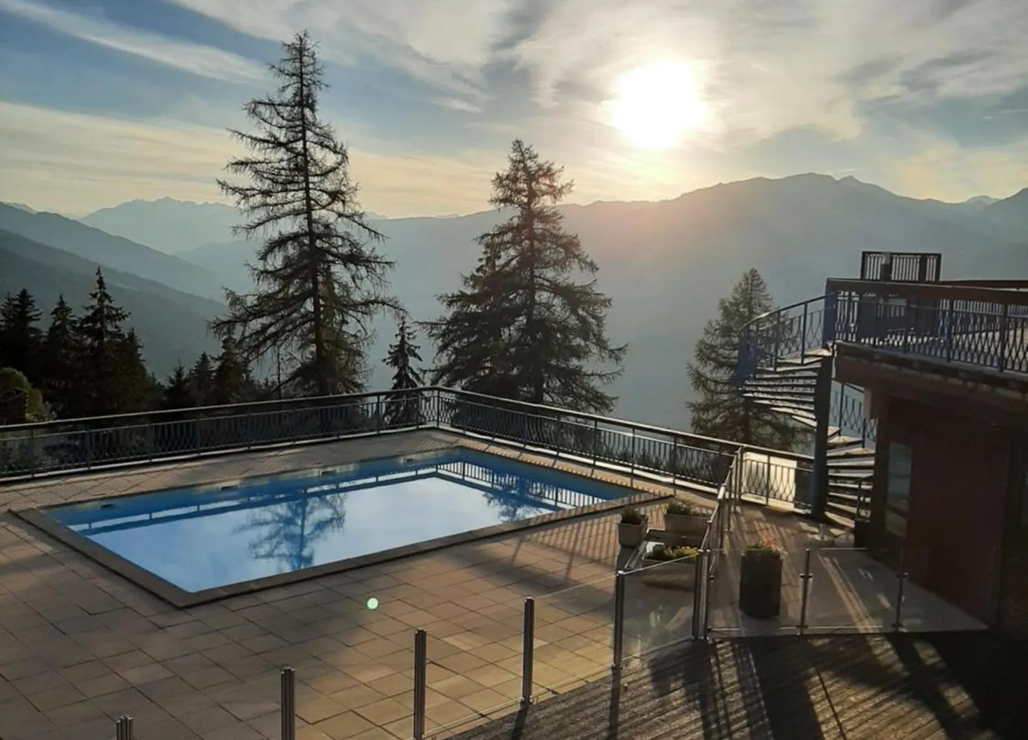 Residence Le Ruitor Duplex Dernier Etage Vue Panoramique Piscine Chauffee En Ete Classe 4 Cristaux Paradiski location