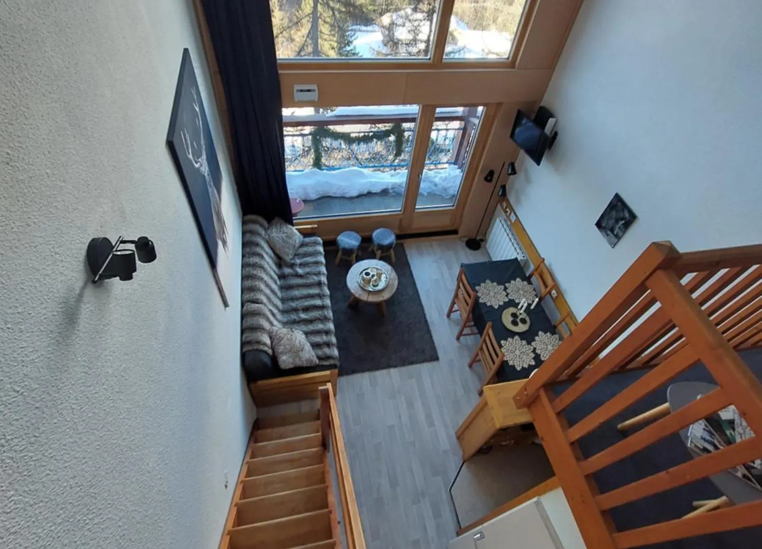 Residence Le Ruitor: Panoramic Duplex with Heated Pool in Paradiski Les Arcs  France